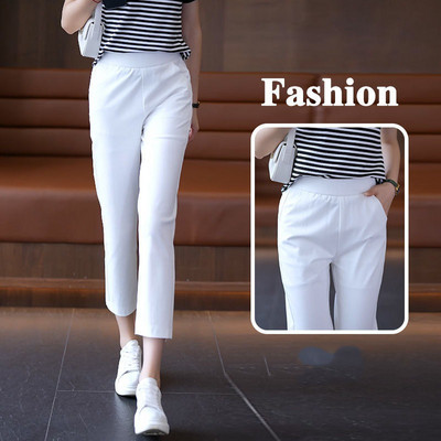 Ženske hlače u korejskom stilu, novo ljeto 2023., uske, tanke kratke hlače s visokim strukom, ležerne jednobojne džepove, elegantne modne hlače