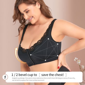 Γυναικεία σουτιέν Plus Size Sexy Lace Bralette Σουτιέν με επένδυση χωρίς ραφές Lace Push up Σουτιέν Μεγάλο στήθος με γάντζους Εσώρουχα Δωρεάν αποστολή