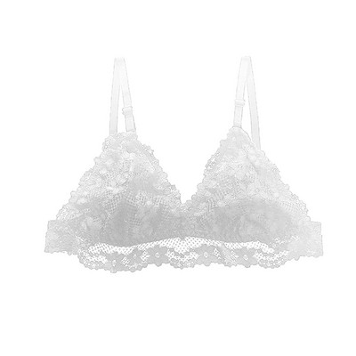 Lovely Girls Fashion Lace Bra Γυναικεία δαντέλα Πριγκίπισσα Rimless Το σχήμα του σουτιέν είναι λεπτό δαντέλα σουτιέν Εσώρουχα Ultrathin Bralette