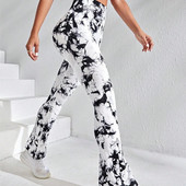 Naiste lips, värv, laienevad püksid, koo õmblusteta säärised kõrge vöökohaga tagumik, kergitavad spordipüksid jõusaali jooga rattasõit õhukesed mood laienevad püksid