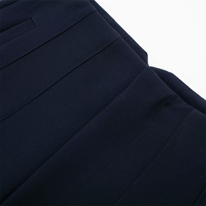 Taop&Za 2024., novi proizvod, rano proljeće, ženske modne i ležerne višenamjenske ukrasne hlače s džepovima visokog struka