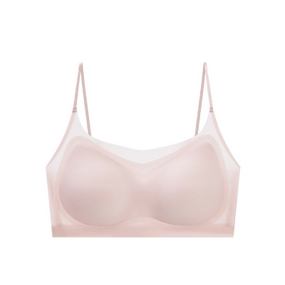 Ljeto 2024. Ultratanki grudnjak Ice Silk Bešavno bežično donje rublje Žensko veće veličine Crop Top Mekani prozračni grudnjak Seksi donje rublje