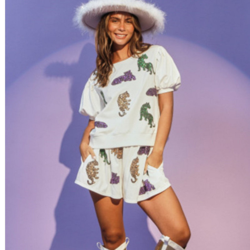 Sieviešu modes apdrukai, fliteriem šorti, kostīms, vasaras vienkāršs ikdienas kabatas sporta veids ar īsām piedurknēm sieviešu ballītei, 2 daļ. komplekts 2024. g.