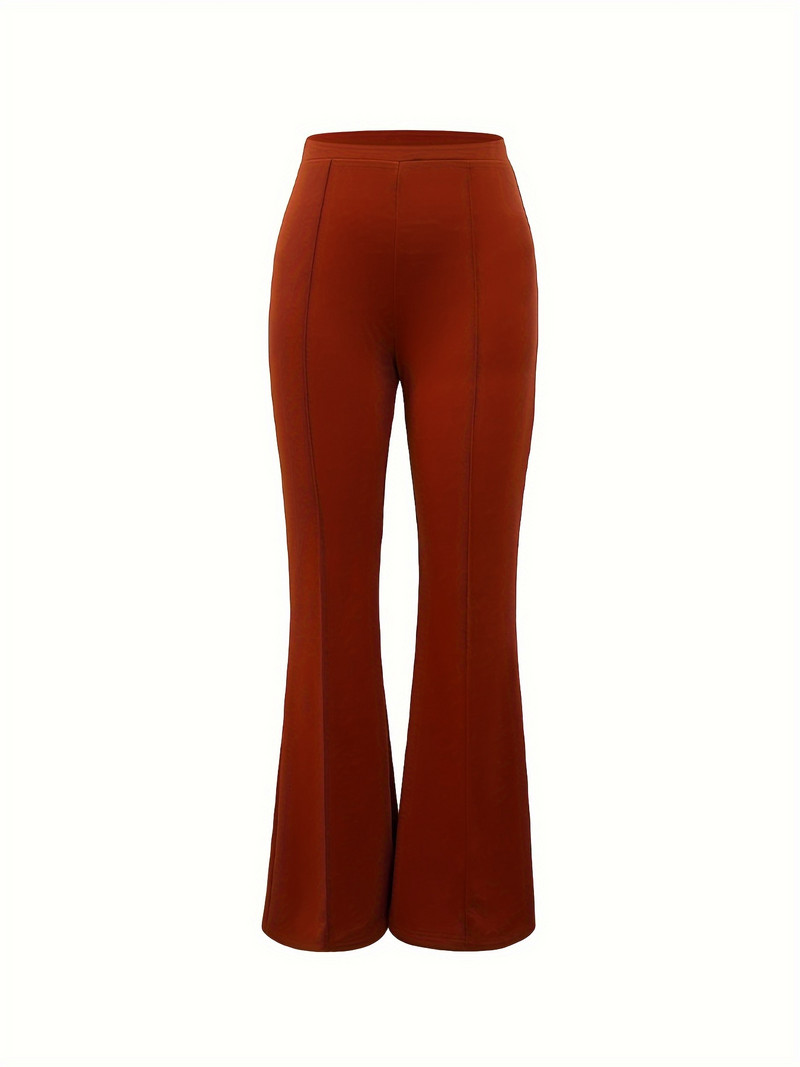 Kevadsuvised uued naiste pluss suuruses kõrge vöökohaga materjalist Briti stiilis moedisain sirged püksid