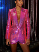 Modes, dziļa V kakla izgriezuma sieviešu komplekts, 2 gab