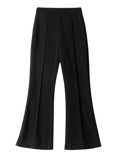 Stretch kõrge vöökohaga laienevad püksid naiste vabaaja salendavad üheksa punktiga püksid 2023. aasta suvine naiste püksid, mood naiste rõivad