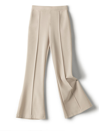 Stretch kõrge vöökohaga laienevad püksid naiste vabaaja salendavad üheksa punktiga püksid 2023. aasta suvine naiste püksid, mood naiste rõivad