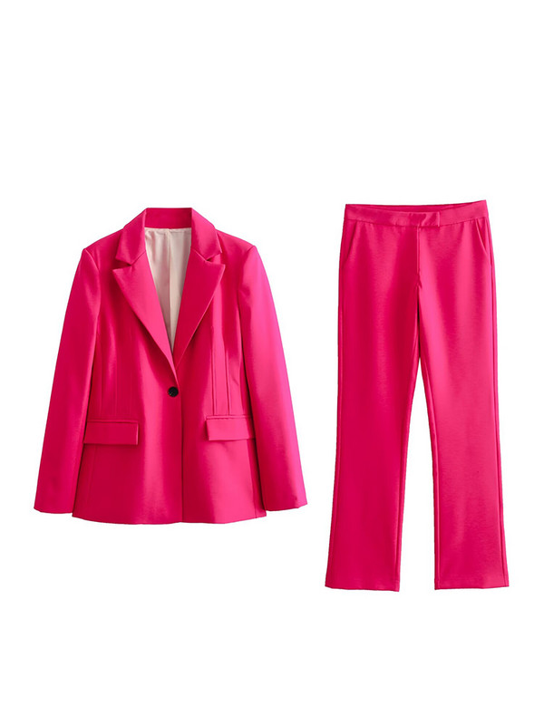 ZaracosHm2024 Proljeće i ljeto Mini lepršave hlače u novom europskom i američkom stilu + uzani blejzer