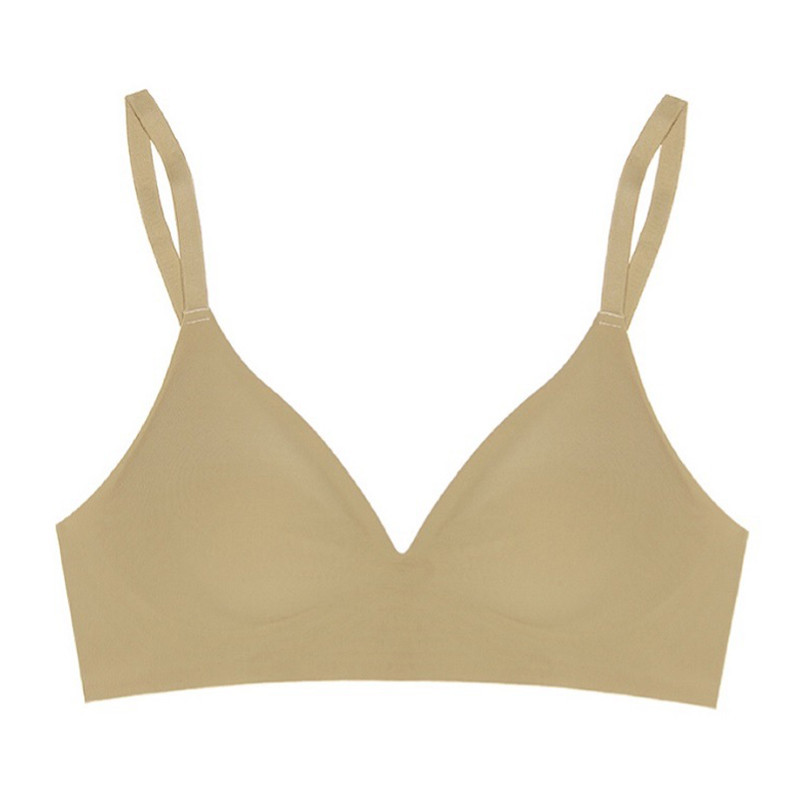 BANNIROU 1 tk õmblusteta õhukesed rinnahoidjad, juhtmevabad pehmed, õhukesed naistepesu, igapäevane soliidne naiste aluspesu
