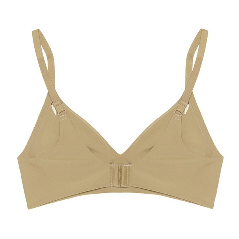 BANNIROU 1 tk õmblusteta õhukesed rinnahoidjad, juhtmevabad pehmed, õhukesed naistepesu, igapäevane soliidne naiste aluspesu