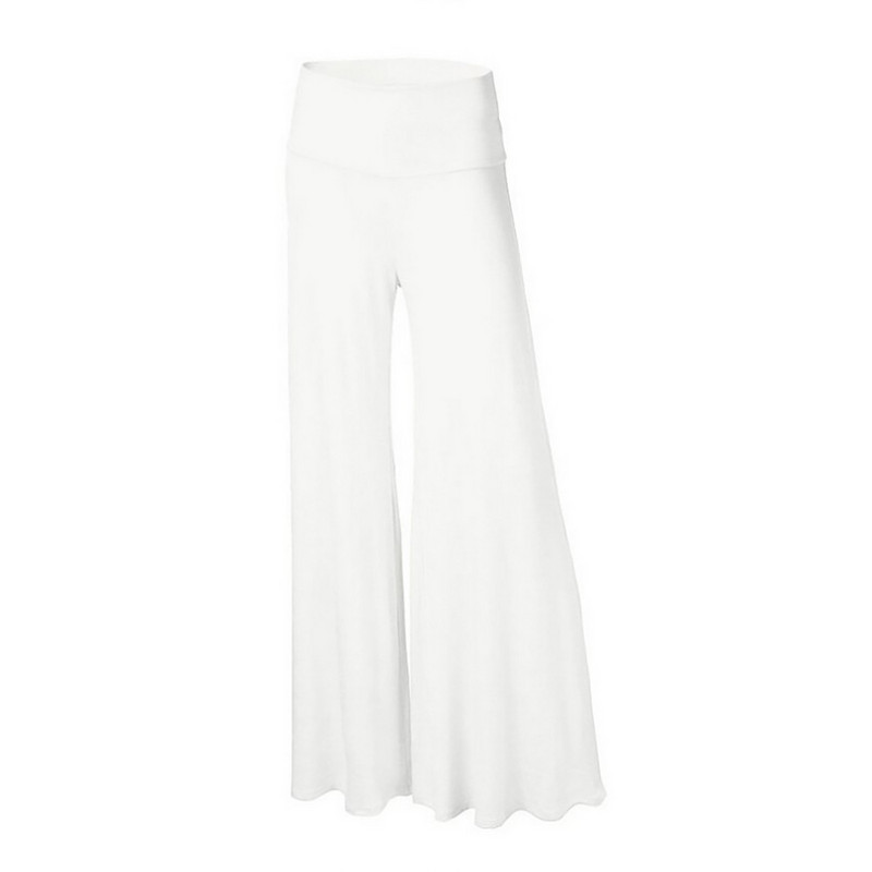 Naiste laia kõrge vöökohaga laia säärega pikad püksid säärepüksid, 2024. aasta moodne lahtine veniv Palazzo šifoon ühevärvilised kuumad püksid