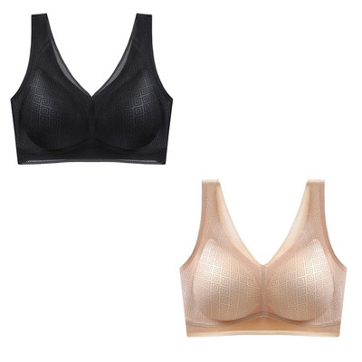 2tk/komplekt Latex Cup Pad Traceless naiste aluspesu Seksikas ühes tükis ilus seljaosa ilma terasrõngata spordipaagi peal hingav rinnahoidja