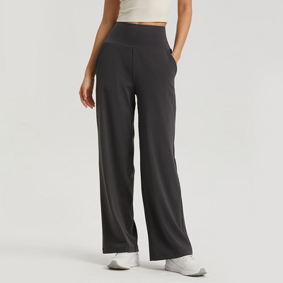 Vnazvnasi populārs stils sieviešu jogas brīvas bikses, ļoti elastīgs pilna garuma sporta apģērbs ikdienas lietošanai modes stilīgs apģērbs meitenēm