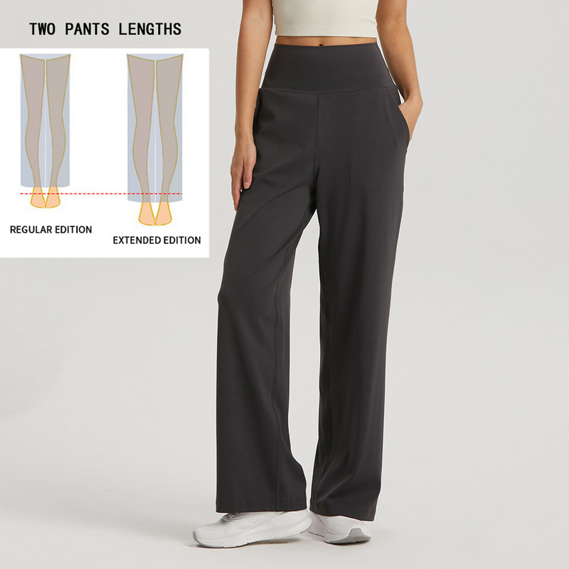 Vnazvnasi populārs stils sieviešu jogas brīvas bikses, ļoti elastīgs pilna garuma sporta apģērbs ikdienas lietošanai modes stilīgs apģērbs meitenēm