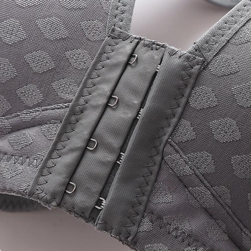 Naiste suures suuruses õmblusteta rinnahoidja eesnupp seksikas ilus seljaosa Mitteterasest rõngaspesu Tugev hingav juhtmevaba Push Up rinnahoidja