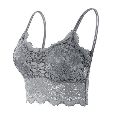 Temptation szexi mellény Crop csipke melltartó női tömör, kényelmes Push Up bralette varrat nélküli fehérnemű melltartók női szexi fehérnemű fűzők