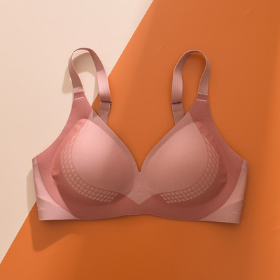 Jauna viengabala bezšuvju apakšveļa sieviešu apakšveļa Fiksēta kausa integrēta savākšana mīksts atbalsts Bez tērauda gredzena sieviešu krūšturis