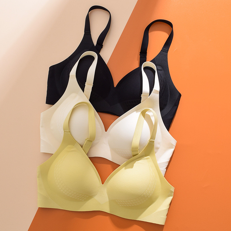 Jauna viengabala bezšuvju apakšveļa sieviešu apakšveļa Fiksēta kausa integrēta savākšana mīksts atbalsts Bez tērauda gredzena sieviešu krūšturis