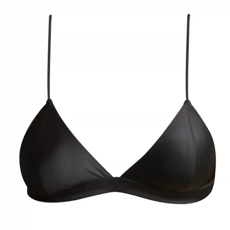 Sieviešu seksīgi krūšturi 88% dabīgs zīds, 12% spandekss bez stieplēm, plānas polsterētas ikdienas bralette balta melna rozā 2022. gada jauna apakšveļa