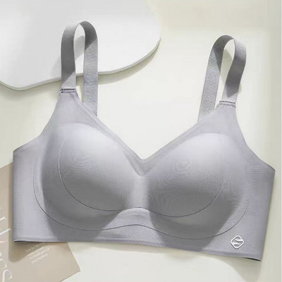 Jälgimata naiste pesu, kogutud rinnahoidja kogumine, et vältida lõtvumist ilma terasest rõngasteta ühevärvilised fikseeritud rinnahoidja