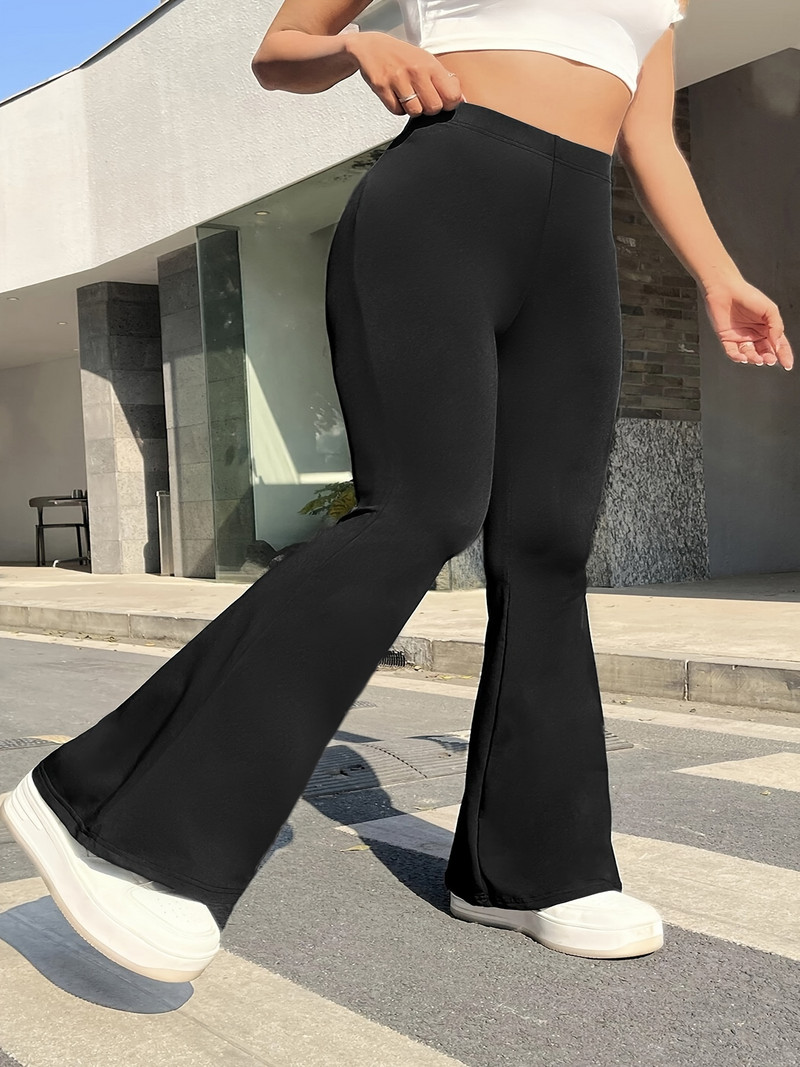 2024. aasta suve uued naiste pluss-suuruses Briti tänavastiilis moe stiilis plisseeritud disainiga laienevad püksid