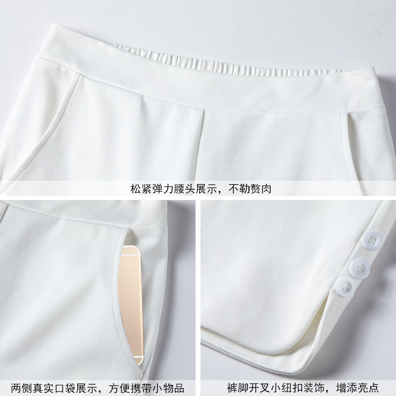 Suures suuruses püksid Naiste riided Sügispüksid Mustad Püksid Suured 5XL 7XL Tänavarõivad Pantalones Uus mood Tasuta kohaletoimetamine