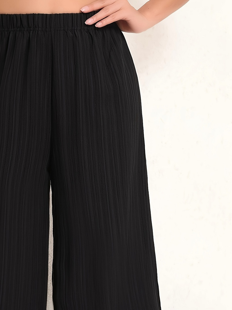 Plus Size Μεγάλο μέγεθος γυναικεία ρούχα, καλοκαιρινό λεπτό στυλ, 9/4 χαλαρό ίσιο πόδι, παντελόνι μεγάλου μεγέθους, γυναικείο παντελόνι, καλοκαίρι