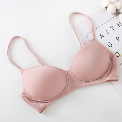 Női selyemmelltartó, drótmentes, természetes selyem 3/4 csésze mindennapi viselet melltartó 2023, egyszínű vékony, kényelmes, igazított pántos melltartó