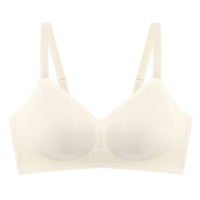 Jauna bezšuvju sieviešu apakšveļa, želeja, mīksts atbalsts, daļēji fiksēts kauss, regulējams pret nokarāšanu bez tērauda gredzena, ērts plāns krūšturis