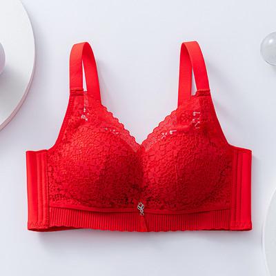 No Underwire väike rinnahoidja, kogunemisvastane pühkige rinnahoidja, mugav hingav aluspesu naiste pitsist ülemine tugirinnahoidja