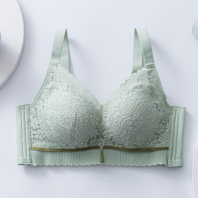 No Underwire väike rinnahoidja, kogunemisvastane pühkige rinnahoidja, mugav hingav aluspesu naiste pitsist ülemine tugirinnahoidja