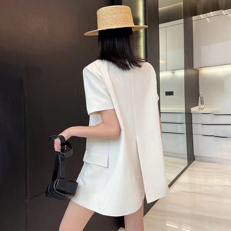 Uus suvejope ja kõrge vöökohaga lühikesed pükskostüümid, naiste temperament, mood, kaheosalised komplektid, naiste komplektid, bleiser G386