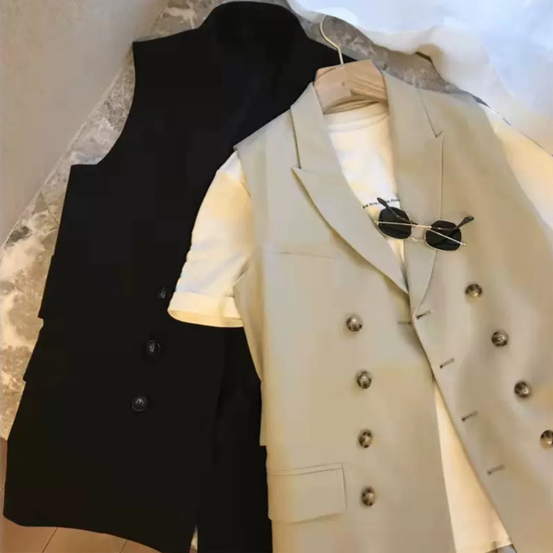 Suvine uus naiste ülikond, jope ja vestiga lühikesed püksid, kolmeosalised naiste professionaalsed rõivad, korea bleiserid, mantelpüksid, komplekti komplekt G374