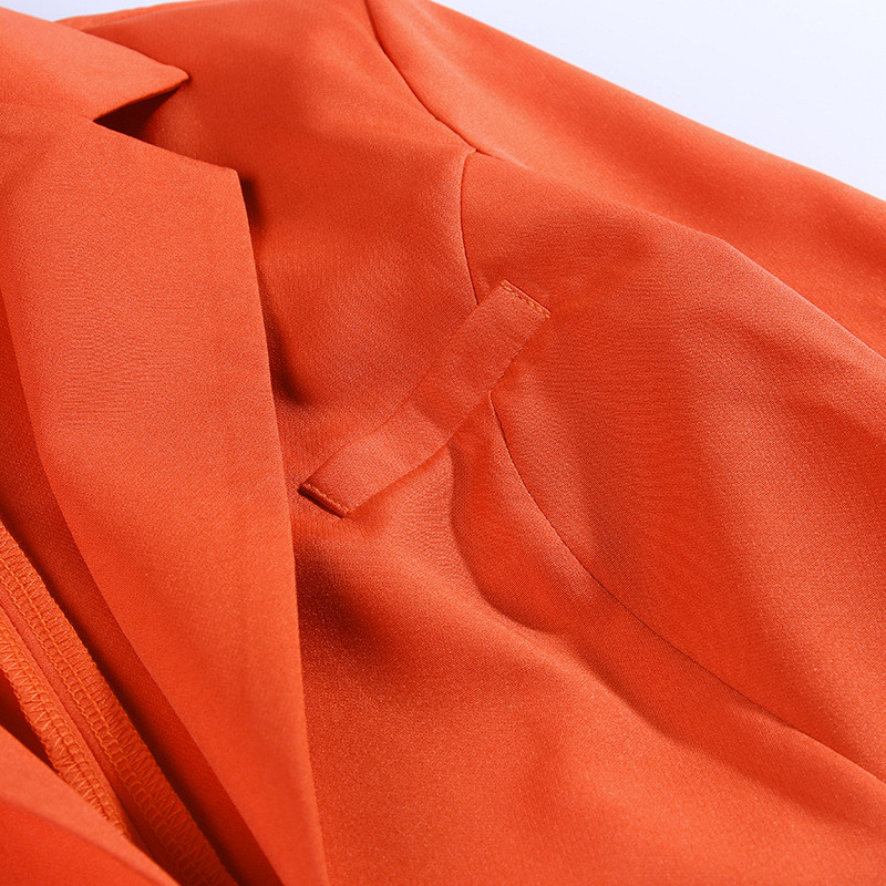 AECU sieviešu uzvalki Seksīgi biroja sieviešu žakešu komplekti Divdaļīgs žakete vasaras rudens žakete un bikšu kombinezonu komplekts ikdienas tērpi tērpi