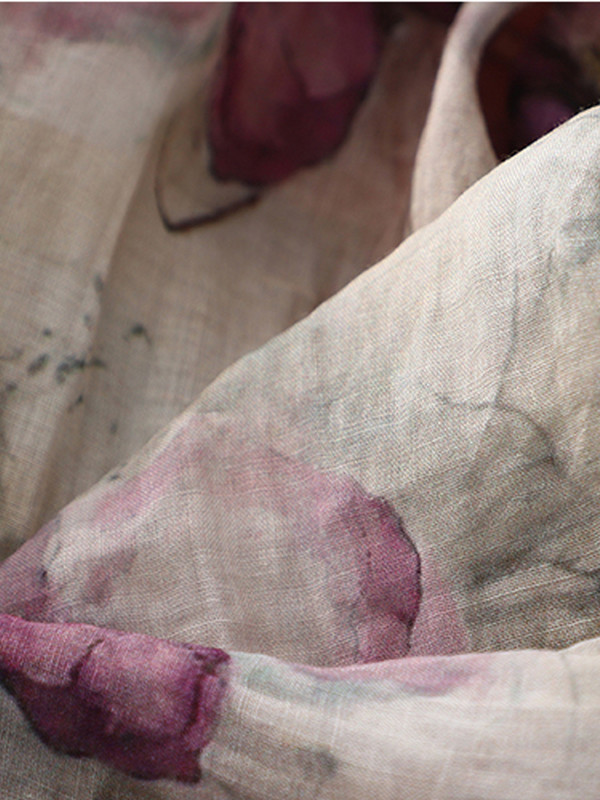 Vintage Ženske hlače s cvjetnim uzorkom 2024. Nove ljetne ležerne široke tanke harem hlače Ženske prevelike hlače Pantalones Mujer