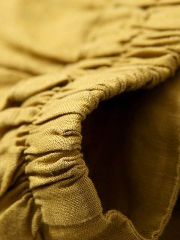 Naiste kottis puuvillased linased püksid, suur suurus 4xl laia säärega Pantalones vabaaja kõrge vöökohaga dressipüksid pahkluu pikkusega sirge püksid