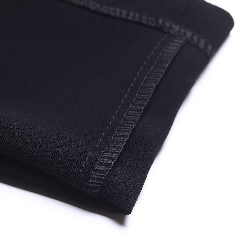 Nyári, magas derekú, bő, egyenes nadrág, egyszínű, plusz méretű, sokoldalú széles szárú nadrág Egyszerű alkalmi női ruházat