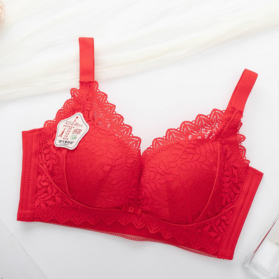 Naiste terassõrmusteta rinnahoidja Sweet Girl Tube Top, Väike rinnahoidja, Pitsmähis Rindkere Kogumine Aluspesu Õhuke kauss Mugav hingav rinnahoidja