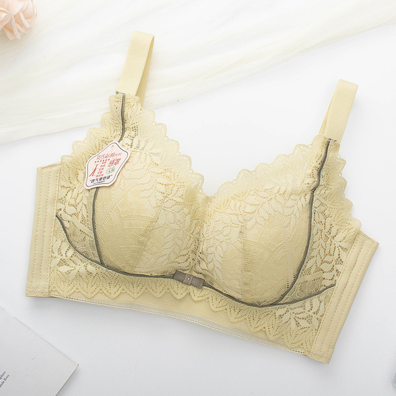 Naiste terassõrmusteta rinnahoidja Sweet Girl Tube Top, Väike rinnahoidja, Pitsmähis Rindkere Kogumine Aluspesu Õhuke kauss Mugav hingav rinnahoidja