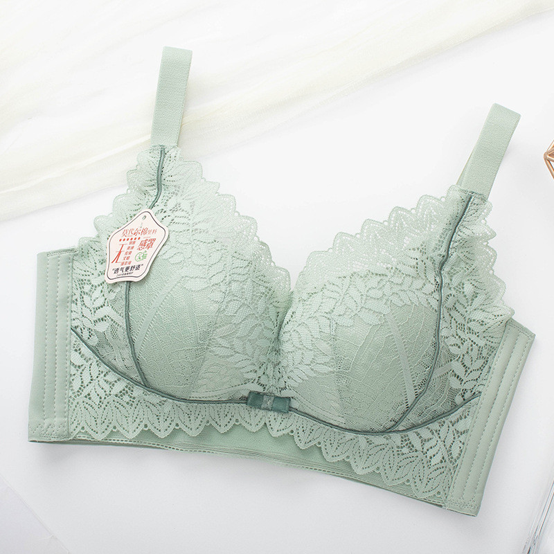 Naiste terassõrmusteta rinnahoidja Sweet Girl Tube Top, Väike rinnahoidja, Pitsmähis Rindkere Kogumine Aluspesu Õhuke kauss Mugav hingav rinnahoidja