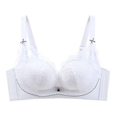 Õhuke kauss hingav traadita rinnahoidja, kokkupandud longusvastane puhastuslapp Rind Mugav väike rinnahoidja Pehme naiste aluspesu