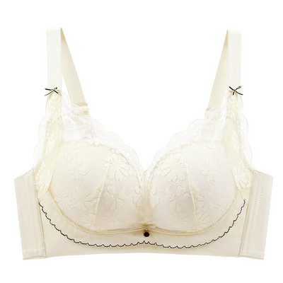 Õhuke kauss hingav traadita rinnahoidja, kokkupandud longusvastane puhastuslapp Rind Mugav väike rinnahoidja Pehme naiste aluspesu