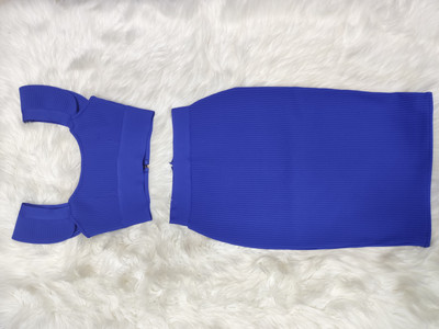 Kvaliteetne kuulsuste seksikas mood roheline kollane volangidega Bodycon Rayon kaheosaline sidemega kleit, kaheosaline ja seelikukomplekt