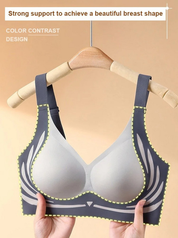 Tõstvad longusvastased juhtmevabad push-up rinnahoidjad naiste laiendatud seljarinnahoidjad, reguleeritav suvine õhuke rinnahoidja