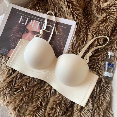 Női melltartó fél kupa, Push Up, kis mellek, nagyobb oldalmellek