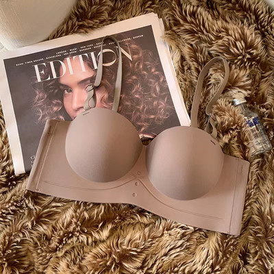 Női melltartó fél kupa, Push Up, kis mellek, nagyobb oldalmellek