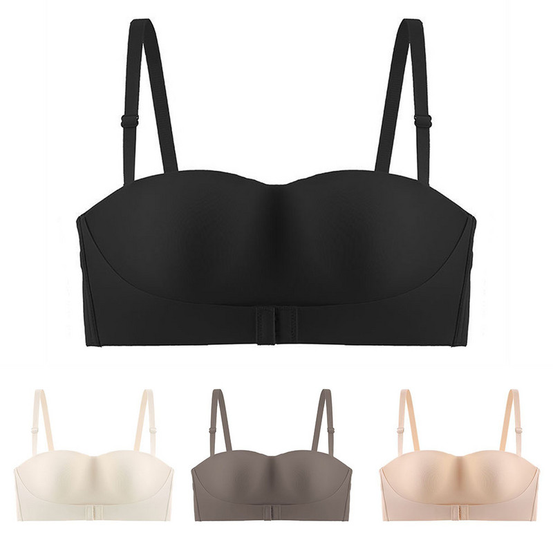 Naiste libisemiskindel, nähtamatu eksponeerimisvastane toru, esiosa nööbiga jälgedeta rinnahoidja tass ilma märkideta reguleeritav õlarihm naiste rinnahoidjad