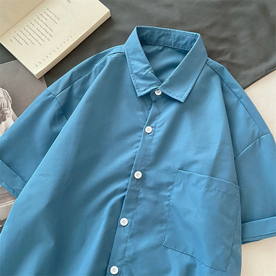 10 värvi särgid, naised, Korea stiilis rõivad, naiste mood Soliidne minimalistlik vabaaja õrn Vintage klassikaline šikk retro