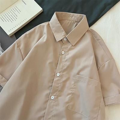 10 värvi särgid, naised, Korea stiilis rõivad, naiste mood Soliidne minimalistlik vabaaja õrn Vintage klassikaline šikk retro