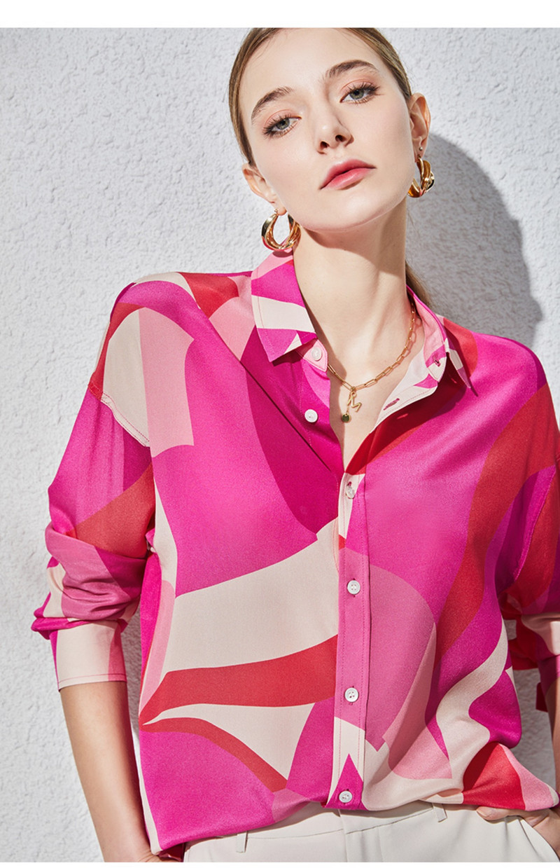 Uued naiste särgid elegantse stiili ja luksuslike naiste nööpidega graatsilise kujundusega kevadsuvised topid blusa mujer